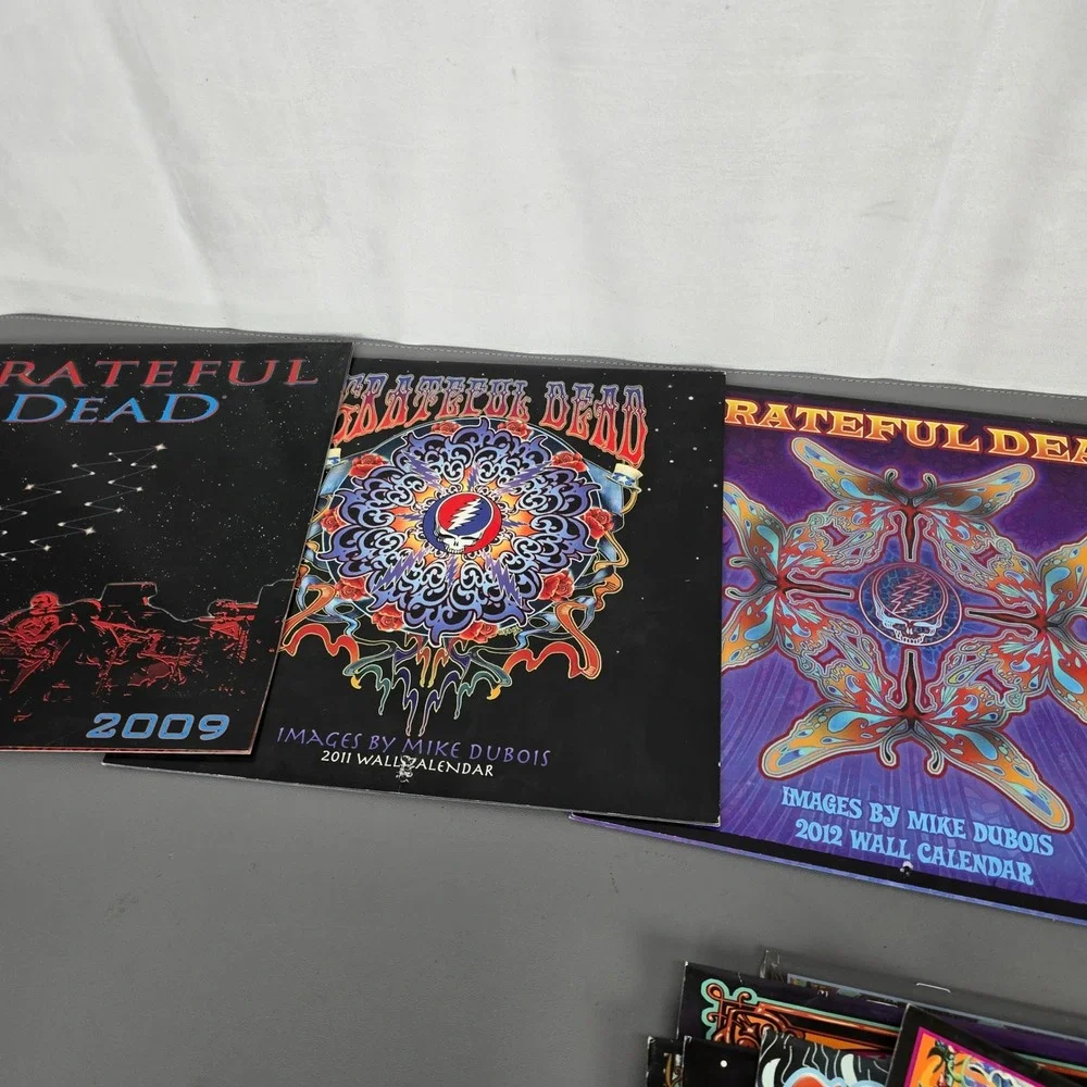 13 Grateful Dead Wall Calendars Mike DuBois Art 2009-2025 Psychedelic Rock Music